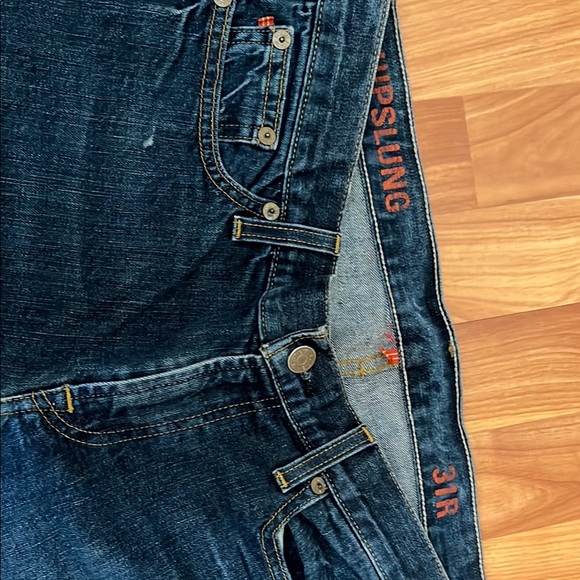 J Crew Hipslung Crop Blue Denim Jeans Size 31 R - Picture 2 of 5